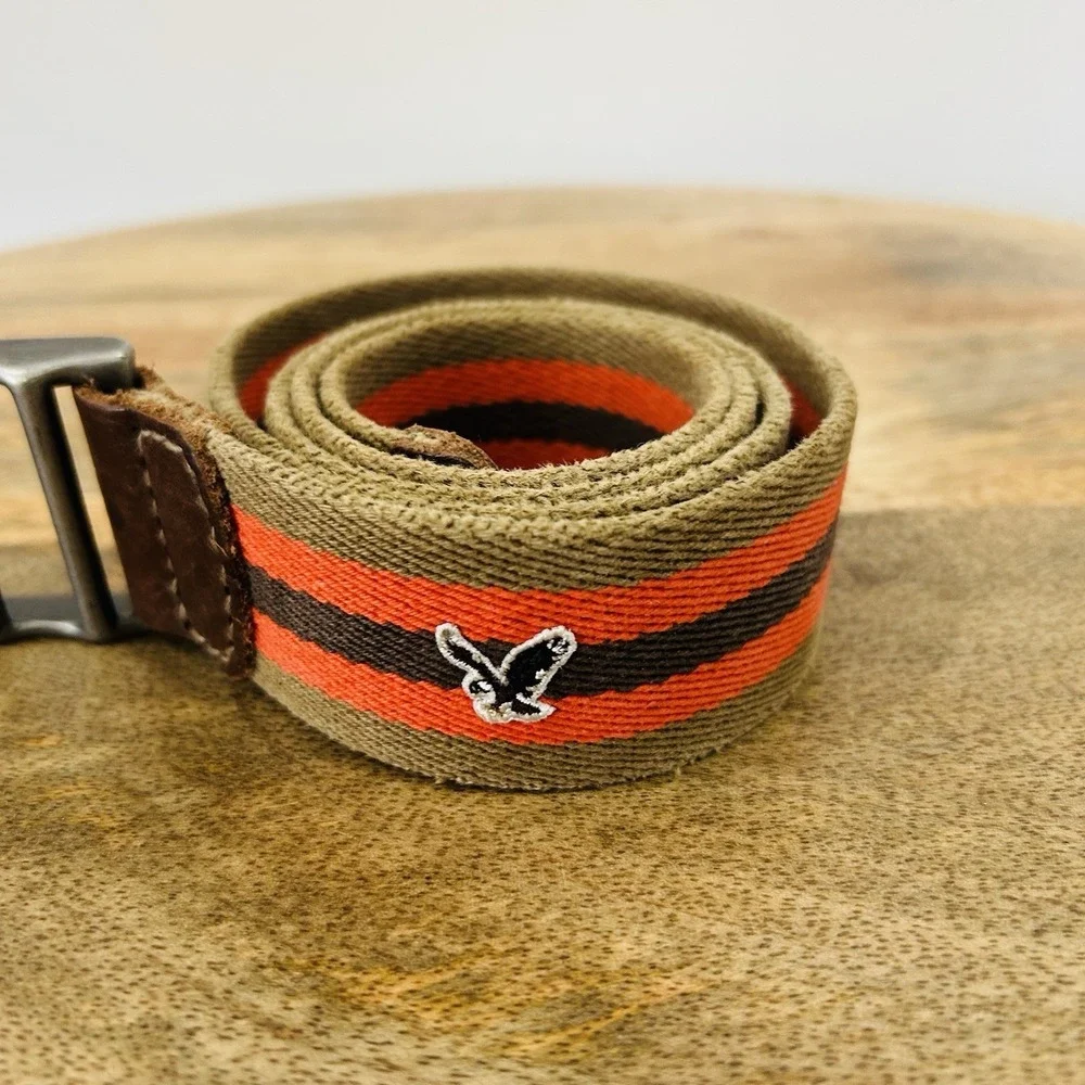Vintage Y2K American Eagle Outfitters Striped Belt 42